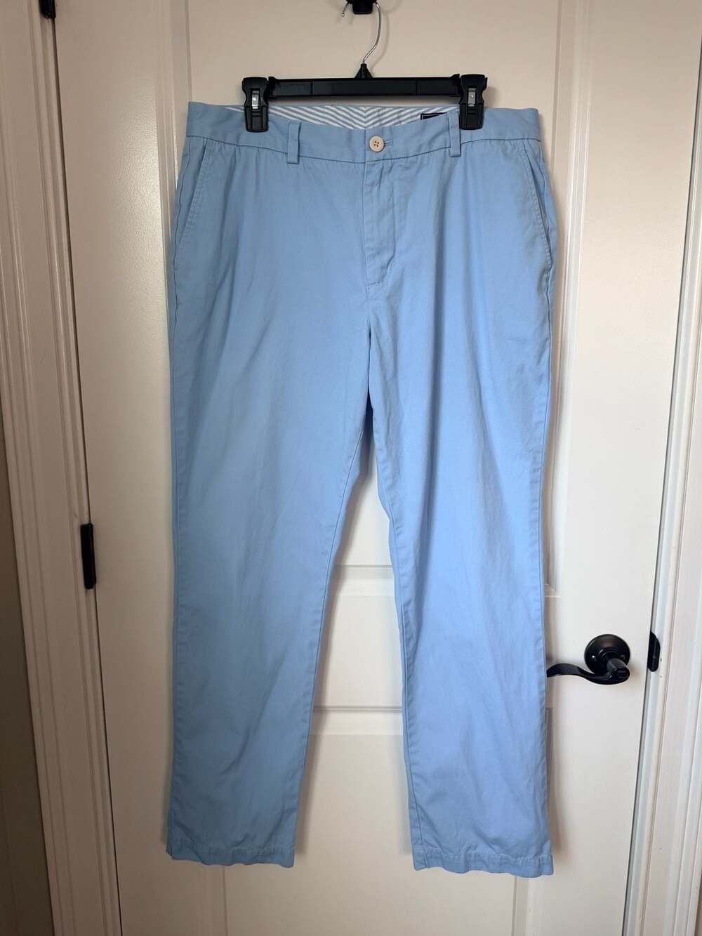 Vineyard Vines Slim Fit Breaker Pant 36x32 Light Blue